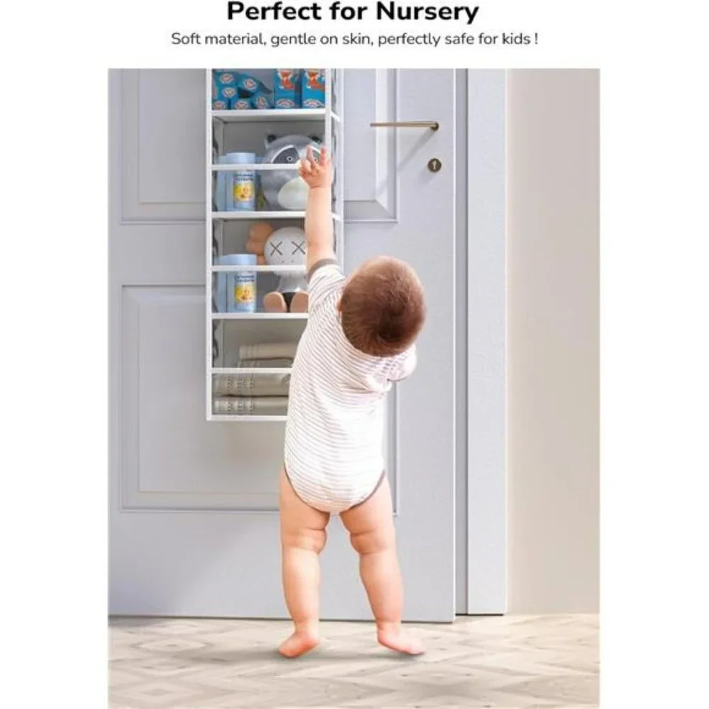 Over The Door Hanging Organizer 7 Shelf Clear Pocket Closet Storage Rack